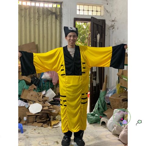 Bộ Trang Phục Pháp Sư Nhiều Màu Sắc - Hóa Trang Lâm Chánh Anh Độc Đáo Cho Người Lớn, Bao Gồm Áo, Mũ và Lá Bùa