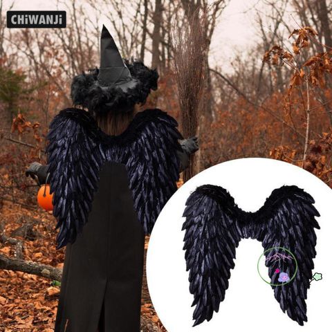 Cánh Thiên Thần Hóa Trang 3D Lông Vũ - Trang Phục Halloween Dễ Thương và Thời Trang Cho Tiệc Cosplay, Dịp Lễ Hội