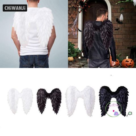 Cánh Thiên Thần Hóa Trang 3D Lông Vũ - Trang Phục Halloween Dễ Thương và Thời Trang Cho Tiệc Cosplay, Dịp Lễ Hội