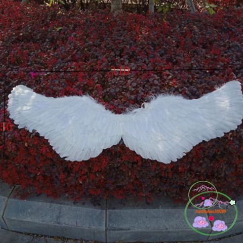 Cánh Thiên Thần Trắng Cosplay Chất Liệu Lông Vũ Cho Trẻ Em Và Người Lớn - Đồ Hóa Trang Tiệc Tùng, Lễ Hội, Chụp Ảnh