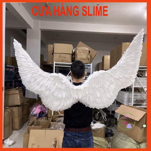 Bộ Cánh Thiên Thần Hóa Trang Nhiều Màu - Phụ Kiện Cosplay Halloween cho Trẻ Em và Người Lớn - Chất Liệu Lông Vũ Cao Cấp