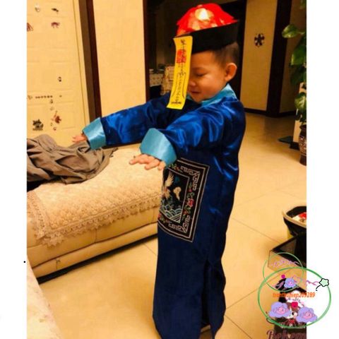 Bộ Trang Phục Cương Thi Hài Hước - Cosplay Hacker Cho Thanh Thiếu Niên và Người Lớn - Đồ Hóa Trang Độc Đáo