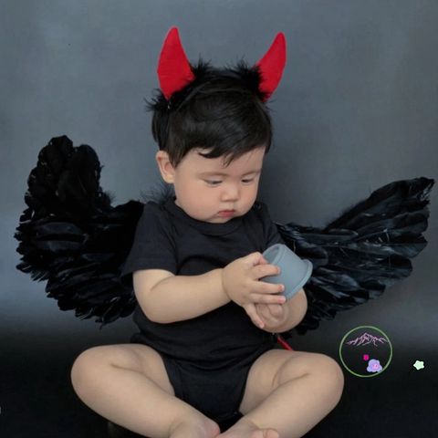 Cánh Thiên Thần Lông Vũ Hóa Trang - Set Đồ Chơi Công Chúa cho Trung Thu, Halloween, Tết và Tiệc Hóa Trang, Quà Tặng Độc Đáo