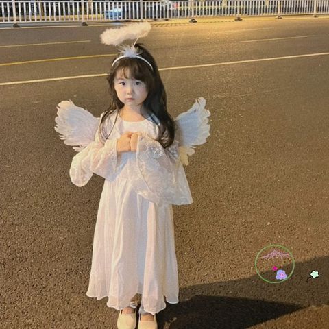 Cánh Thiên Thần Lông Vũ Hóa Trang - Set Đồ Chơi Công Chúa cho Trung Thu, Halloween, Tết và Tiệc Hóa Trang, Quà Tặng Độc Đáo