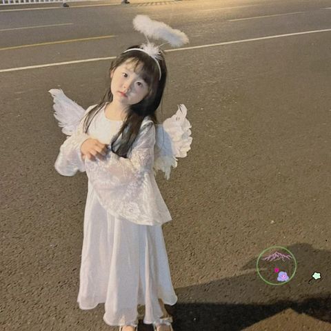 Cánh Thiên Thần Lông Vũ Hóa Trang - Set Đồ Chơi Công Chúa cho Trung Thu, Halloween, Tết và Tiệc Hóa Trang, Quà Tặng Độc Đáo