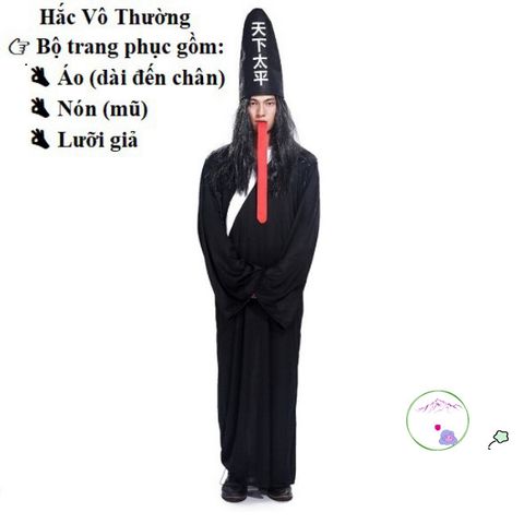 Bộ Trang Phục Cương Thi Halloween Cho Người Lớn - Áo Choàng, Nón, Móng Tay - Phù Hợp Cho Đêm Hội Hóa Trang Kinh Dị