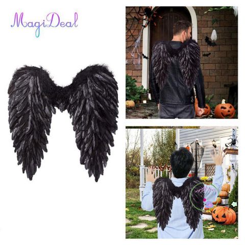 Cánh Thiên Thần Halloween 3D - Phụ Kiện Cosplay Lông Vũ Mềm Mại Cho Tiệc Tùng và Lễ Hội Hóa Trang