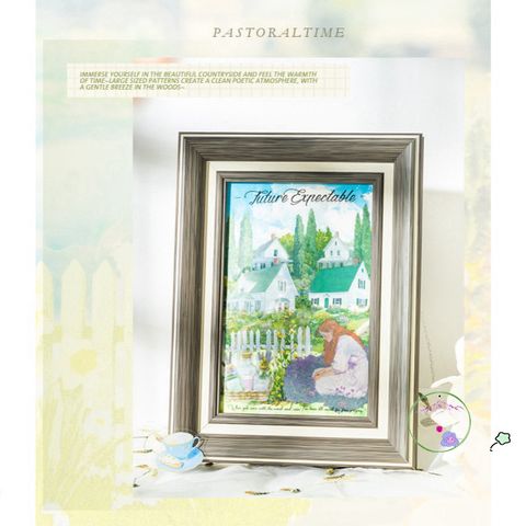 Bộ 20 nhãn dán trong suốt PASTORAL TIME phong cách đồng quê châu Âu cho Scrapbook và Bullet Journal - Dán trang trí vintage dễ thương
