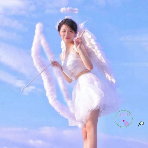 Cánh Thiên Thần Trắng Mềm Mại Cosplay Halloween cho Trẻ Em và Người Lớn - Phụ Kiện Thời Trang Thần Tình Yêu, Đủ Màu Sắc
