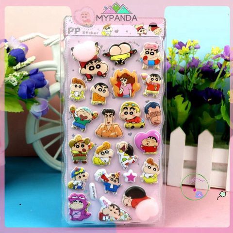 Nhãn Dán 3D Hoạt Hình Dễ Thương MYPANDA cho Bé Gái - Thiết Kế Vỏ Điện Thoại Hạnh Phúc và Ngộ Nghĩnh, Chất Liệu Nhựa Mềm Mại 20x9.5cm