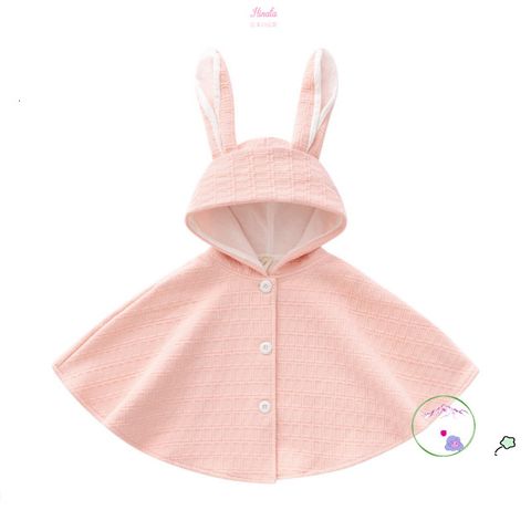 Áo Choàng Chống Nắng Tai Thỏ Hinata AC001 - Bảo Vệ Da Trẻ Tốt Nhất, Chất Liệu Thoáng Mát, Dễ Thương, Nhật Bản, Cho Bé 90-120cm