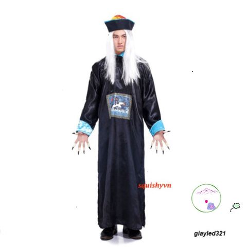 Bộ trang phục Halloween Thần Chết và Zombie Hắc Bạch - Y phục hóa trang ấn tượng cho tiệc Halloween, cosplay và chụp ảnh