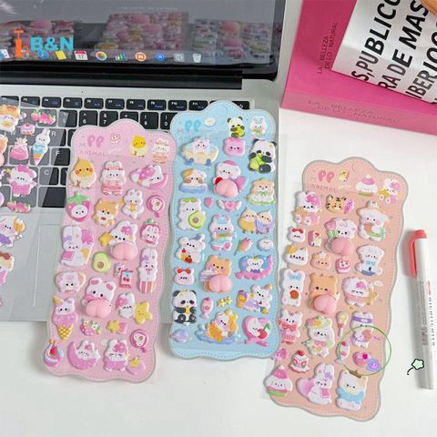 Miếng Dán Hoạt Hình 3D Kawaii XeR - Trang Trí Điện Thoại Cho Trẻ Em, Quà Tặng Vui Nhộn và Sáng Tạo, Chất Liệu An Toàn