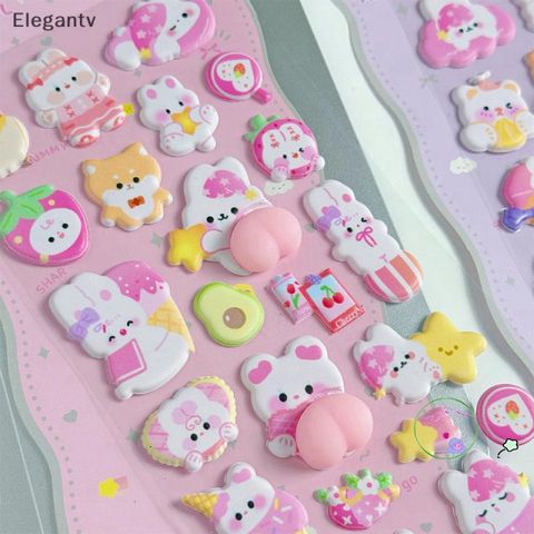 Miếng Dán Hình Kawaii 3D Ngộ Nghĩnh Trang Trí Điện Thoại - Quà Tặng Dễ Thương Cho Trẻ Em
