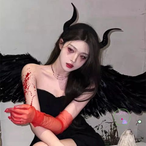 Cánh Thiên Thần và Ác Quỷ Halloween - Phụ Kiện Hóa Trang Lông Vũ Khổng Lồ, Quà Tặng Độc Đáo Cho Người Lớn và Trẻ Em