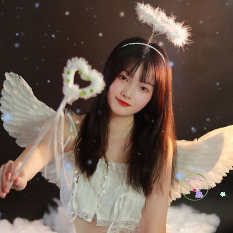 Cánh Thiên Thần Hóa Trang - Phụ Kiện Cosplay Noel & Halloween, Đạo Cụ Lễ Hội Độc Đáo cho Tiệc và Sự Kiện