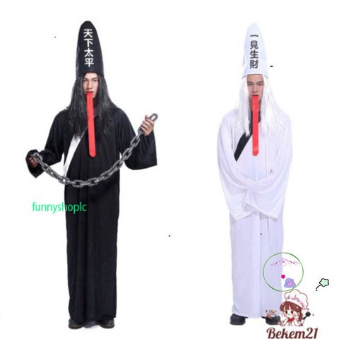 Trang Phục Hóa Trang Halloween Diêm Vương & Cương Thi Cho Người Lớn - Đồ Hóa Trang Độc Đáo, Phù Hợp Mọi Kích Cỡ