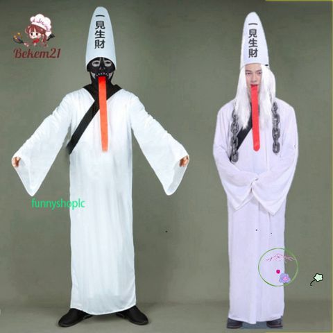 Trang Phục Hóa Trang Halloween Diêm Vương & Cương Thi Cho Người Lớn - Đồ Hóa Trang Độc Đáo, Phù Hợp Mọi Kích Cỡ