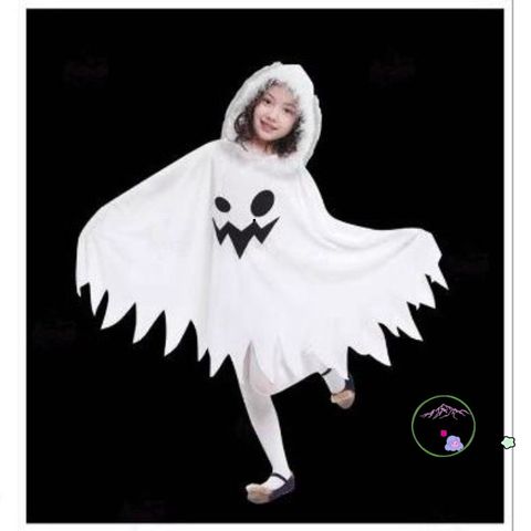 Bộ Trang Phục Hóa Trang Ma Quái Cho Người Lớn - Áo Choàng, Mặt Nạ & Găng Tay Halloween Đầy Kinh Dị Dành Cho Trẻ Em