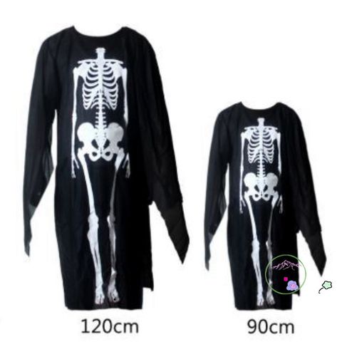 Bộ Trang Phục Hóa Trang Ma Quái Cho Người Lớn - Áo Choàng, Mặt Nạ & Găng Tay Halloween Đầy Kinh Dị Dành Cho Trẻ Em