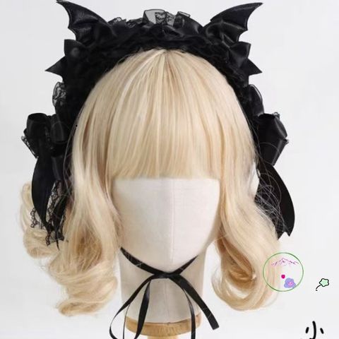 Dây Buộc Tóc Gothic Cánh Quỷ - Phụ Kiện Thời Trang Halloween Sang Trọng, Dự Tiệc và Hàng Ngày
