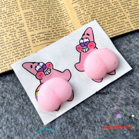 Miếng Dán Silicone Hình Quả Đào - Giảm Stress Thú Vị Cho Bắp Đùi, Dễ Thương Để Trang Trí Điện Thoại, Xe Hơi, Bàn Làm Việc