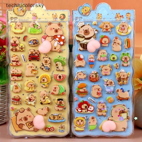 Nhãn Dán 3D Sanrio Capybara Dễ Thương - Trang Trí Điện Thoại & Laptop DIY, Bảo Vệ và Cá Nhân Hóa Độc Đáo