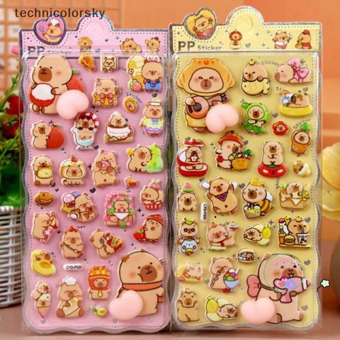Nhãn Dán 3D Sanrio Capybara Dễ Thương - Trang Trí Điện Thoại & Laptop DIY, Bảo Vệ và Cá Nhân Hóa Độc Đáo