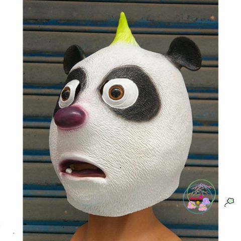 Mặt Nạ Gấu Trúc Con Panda Độc Đáo Cho Halloween - Đồ Hóa Trang Fandom Hacker Với Chất Liệu Latex Thoải Mái