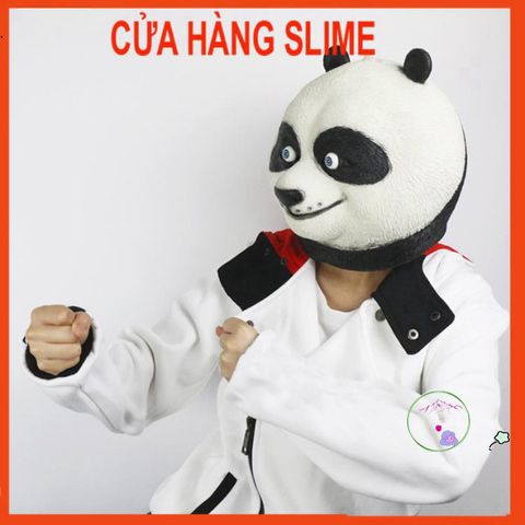 Mặt Nạ Gấu Panda Hóa Trang - Khẩu Trang Halloween Dễ Thương Cho TikTok, Video & Sự Kiện Hóa Trang
