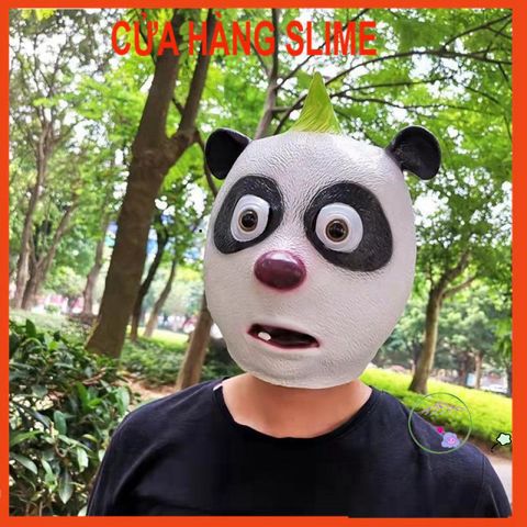 Mặt Nạ Gấu Panda Hóa Trang - Khẩu Trang Halloween Dễ Thương Cho TikTok, Video & Sự Kiện Hóa Trang