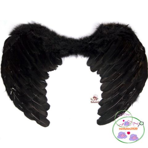 Cánh Thiên Thần Trắng/Đen Hóa Trang Halloween - Cánh Ác Quỷ Đen & Cánh Đỏ Hồng Cosplay Đẹp & Bền, Phù Hợp Trẻ Em & Người Lớn
