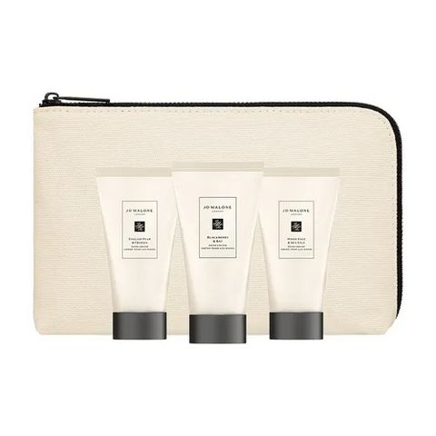 Set Kem Dưỡng Da Tay Jo Malone Hand Cream Trio 3x30ml - Hương Thơm Quyến Rũ & Túi Đựng Sang Trọng - Quà Tặng Hoàn Hảo Cho Phái Nữ
