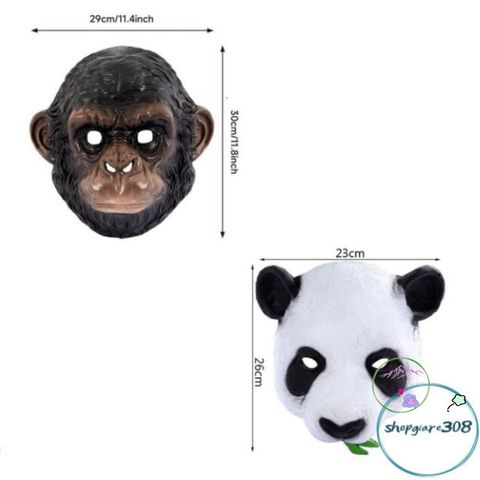 Mặt Nạ Gấu Đen BLACKBEAR - Phụ Kiện Halloween Độc Đáo Cho Cosplay, Tiệc Hóa Trang, Thú Vị và Khác Biệt