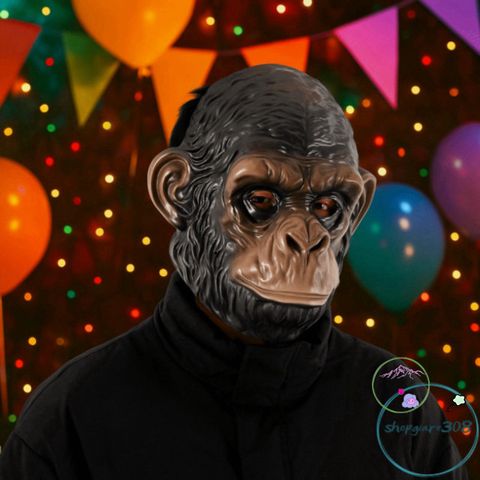 Mặt Nạ Gấu Đen BLACKBEAR - Phụ Kiện Halloween Độc Đáo Cho Cosplay, Tiệc Hóa Trang, Thú Vị và Khác Biệt