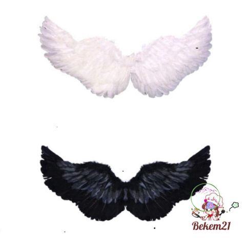Cánh Lông Vũ Thiên Thần & Ác Quỷ - Đạo Cụ Chụp Ảnh Halloween, Phụ Kiện Cosplay Unisex, Dành Cho Tiệc Bachelorette