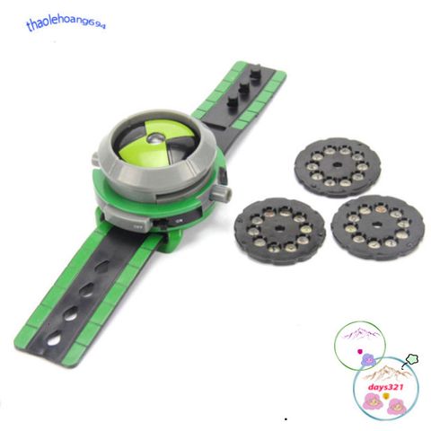 Đồng hồ 3D Ben 10 Chiếu Hình Siêu Hot cho Trẻ Em - Phát Sáng Nhân Vật Hoạt Hình Bảo Vệ Trái Đất