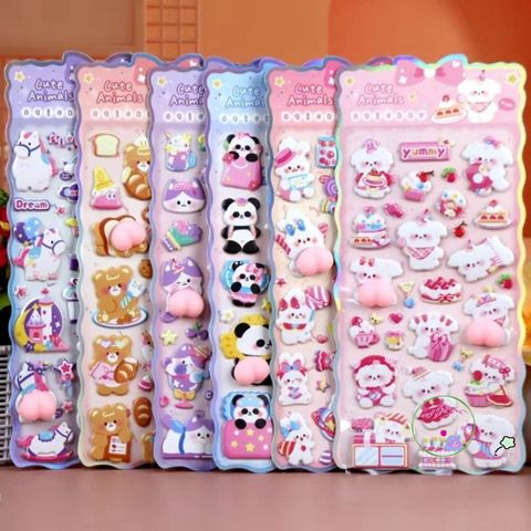 Miếng Dán Bọt Bong FARLE - Hình Dán 3D Hoạt Hình Giảm Căng Thẳng, Trang Trí Cốc Nước, Đồ Chơi Trẻ Em Cute