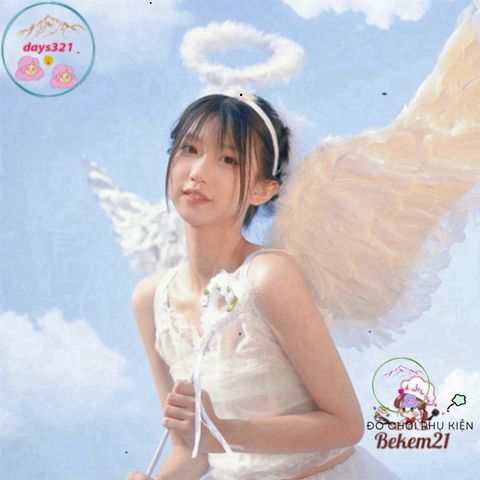 Cánh Thiên Thần Trắng & Cánh Ác Quỷ Đen Cosplay - Phụ Kiện Tiệc Tùng Đ độc Đáo 160x90CM Cho Người Lớn