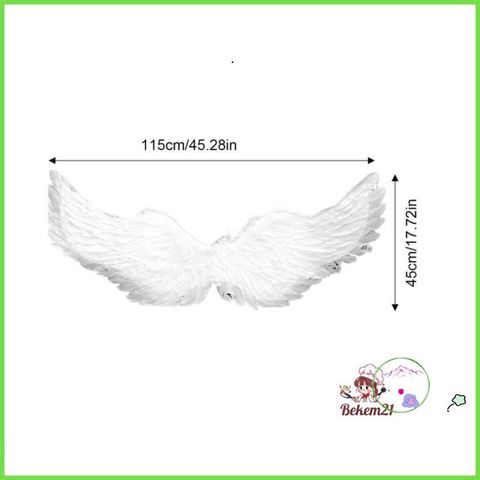 Cánh Đen Quỷ và Cánh Thiên Thần - Phụ Kiện Hóa Trang Halloween Thời Trang Cho Trẻ Em và Người Lớn