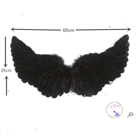 Cánh Thiên Thần Đen Cosplay - Bộ Cánh Ác Quỷ Màu Trắng Cho Trẻ Em & Người Lớn - Phụ Kiện Hóa Trang Độc Đáo