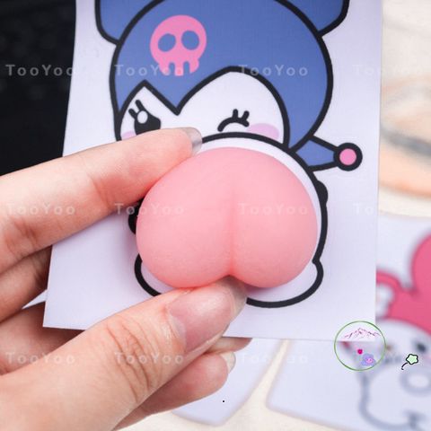 Bộ nhãn dán silicon Sanrio Cinnamoroll, Kuromi, Melody, Pochacco, Hello Kitty 3D chống sốc - quà tặng dễ thương cho fan ẩm thực và văn phòng phẩm