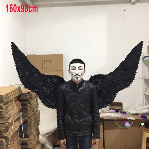 Cánh Thiên Thần Trắng & Cánh Ác Quỷ Đen Cosplay Halloween - Phụ Kiện Dự Tiệc Cho Trẻ Em & Người Lớn, Hàng Chính Hãng