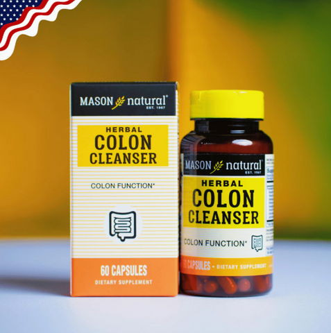 Viên Uống Thải Độc Đại Tràng Mason Natural Herbal Colon Cleanser - Hỗ Trợ Tiêu Hóa Khỏe Mạnh, Sản Phẩm Chính Hãng Mỹ
