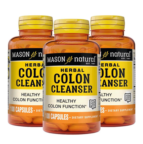 Viên Uống Thải Độc Đại Tràng Mason Natural Herbal Colon Cleanser - Hỗ Trợ Tiêu Hóa Khỏe Mạnh, Sản Phẩm Chính Hãng Mỹ