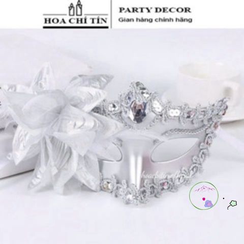 Mặt Nạ Hóa Trang Dự Tiệc Viền Hoa Ren - Mặt Nạ Halloween Sang Trọng Cho Nam Nữ, Phụ Kiện Tiệc Hóa Trang, Đồ Trang Trí Vũ Hội