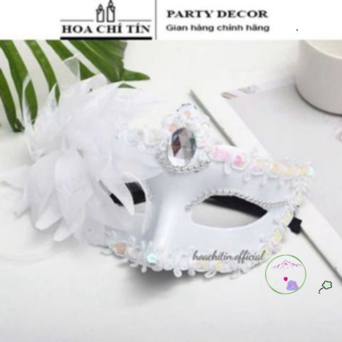 Mặt Nạ Hóa Trang Dự Tiệc Viền Hoa Ren - Mặt Nạ Halloween Sang Trọng Cho Nam Nữ, Phụ Kiện Tiệc Hóa Trang, Đồ Trang Trí Vũ Hội