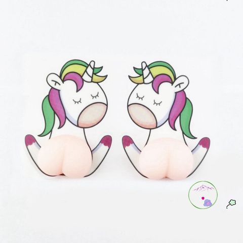 Hình Dán 3D Mông Đào Dễ Thương - Decal Bảo Vệ Mũ Bảo Hiểm, Xe Máy, Điện Thoại - Phụ Kiện Thời Trang Cute