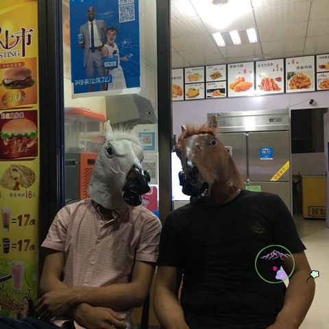 Mặt Nạ Cosplay Hóa Trang Hình Ngựa và Đầu Trâu - Phụ Kiện Halloween Thú Vị Cho Bữa Tiệc và Sự Kiện Nhập Vai