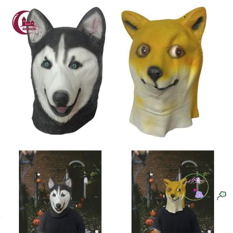 Mặt Nạ Hóa Trang Chó - Đạo Cụ Cosplay Halloween Độc Đáo Cho Thú Cưng - Phụ Kiện Tiệc Tùng Hóa Trang